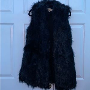 Faux fur coat